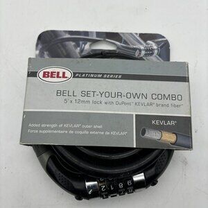 Bell Set-Your-Own Combination Lock 5' x 12 mm Bicycle Lock With Kevlar 1007039